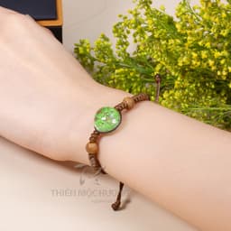 Thumbnail Vòng tay trầm hương tự nhiên ngọc nhị trầm THIÊN MỘC HƯƠNG may mắn thành công hạnh phúc 2