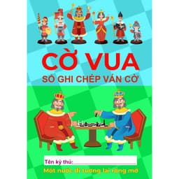 Thumbnail Sổ ghi chép ván cờ vua (Biên bản thi đấu) DƯƠNG SINH, khổ A6, 64 trang 1