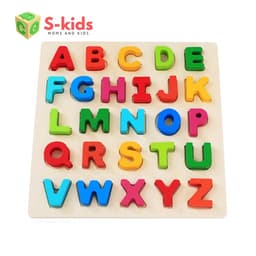 Thumbnail Đồ chơi gỗ S-kids, Bảng chữ cái gỗ nổi Tiếng Anh, Đồ Chơi Trẻ em thông minh 1