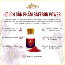 Thumbnail Bột Saffron Nhụy hoa Nghệ tây Salam 1gr/lọ 4