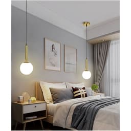 Thumbnail Đèn thả đơn mạ vàng SuperVilighting mã THAVANG-147-154, Đui E27 4