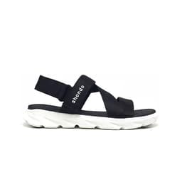 Thumbnail Giày sandal SHONDO F6 sport quai đen đế trắng F6S003 1