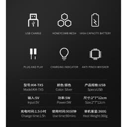 Thumbnail Máy cạo râu Kemei TX5 Pro vỏ kim loại dùng cạo đầu thích hợp cho tiệm cắt tóc 2