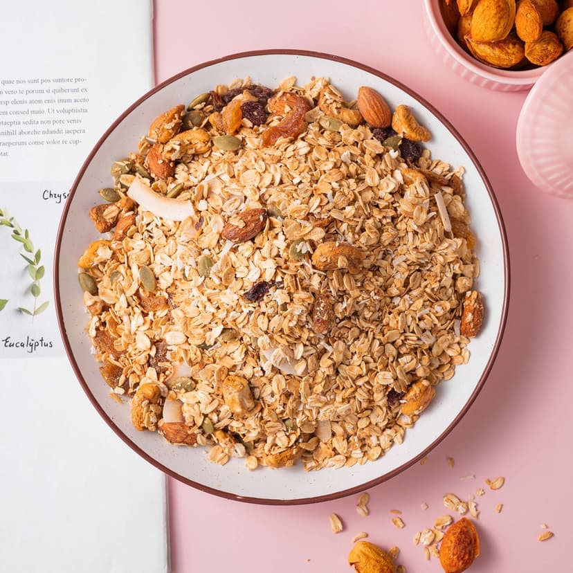 Ảnh Ngũ cốc granola siêu hạt ONFOD dành cho người tiểu đường, ăn kiêng, giảm cân, gym, yoga 250g 500g 2