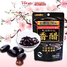 Thumbnail Viên uống dấm đen giảm cân Nhật Bản Orihiro túi 216 viên đẹp da an toàn 1