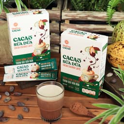 Thumbnail Bột Cacao Sữa Gói Tiện Lợi 20g - Vị truyền thống, Vị sữa dừa - Đậm vị từ cacao nguyên chất - Heyday 4