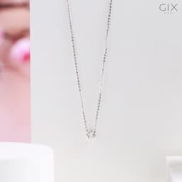 Thumbnail Dây chuyền bạc nữ đẹp mạ vàng đá CZ trắng cao cấp, bạc mạ vàng trắng Gix Jewel SPGDC07 2