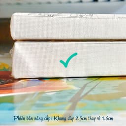 Thumbnail Tranh sơn dầu số hóa tự tô màu theo số Gam Cây Bốn Mùa Trừu Tượng căng khung 40x50cm TT0491 2