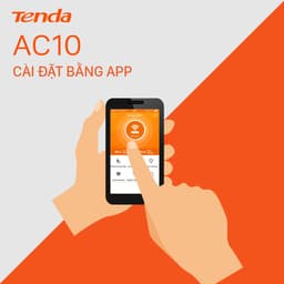 Thumbnail Bộ Phát Wifi Tenda AC10 Băng Tần Kép Chuẩn AC 1200Mbps - Hàng Chính Hãng 4
