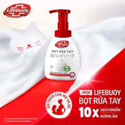Thumbnail [Date 7/2025] Bọt rửa tay dưỡng ẩm Lifebuoy hương Lô Hội 250ml 4
