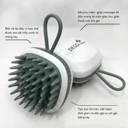Thumbnail Lược gội đầu massage Dego Pharma - làm sạch da đầu, hỗ trợ đánh bay gàu & bã nhờn 2