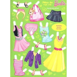 Thumbnail Sách Ghép Hình Barbie Thủ Công Dựng Hình Thời Trang Mùa Hè Rực Rỡ 4