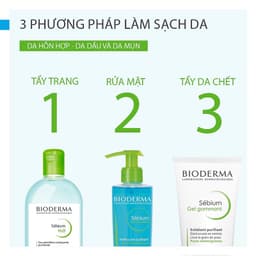 Thumbnail Bioderma Gel Rửa Mặt Tạo Bọt Da Dầu Nhạy Cảm Sebium Gel Moussant 100ml 2