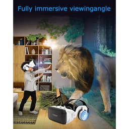 Thumbnail Set kính thực tế ảo hỗ trợ VR 3D EVEBOT đeo đầu kích thước 7 inch 3
