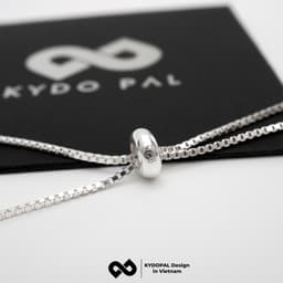 Thumbnail Lắc tay bạc KYDOPAL đính đá cá tính trang sức nữ cao cấp ý 925 - 9L2 3