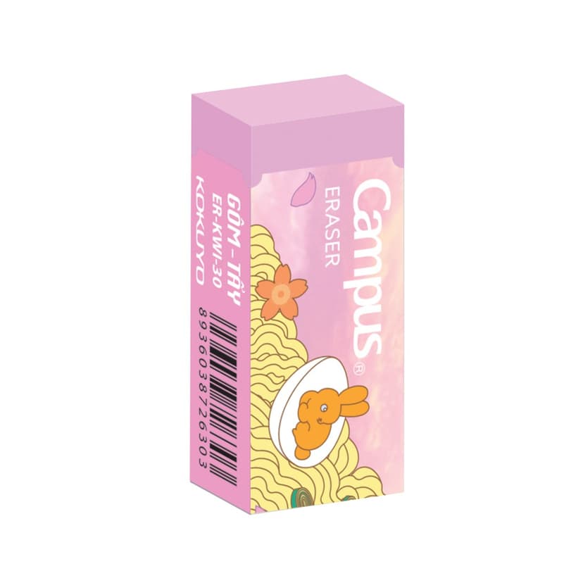 Ảnh Gôm Tẩy Màu Kawaii Series Không Bụi Chính Hãng Campus Nhập Khẩu 4