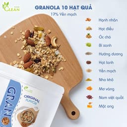 Thumbnail Ngũ cốc granola siêu hạt ONFOD dành cho người tiểu đường, ăn kiêng, giảm cân, gym, yoga 250g 500g 3