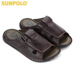 Thumbnail Dép quai ngang nam da bò SUNPOLO DQN003 3