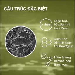 Thumbnail Than Hoạt Tính Khử Mùi Ô Tô Tủ Lạnh, Hút Mùi Hôi, Vi Khuẩn, Nấm Mốc Hapaku 200g 2