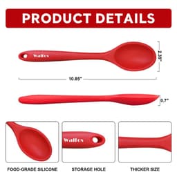 Thumbnail Bộ 5 dụng cụ hỗ trợ nấu ăn WALFOS bằng silicone thiết kế cán dài tiện lợi 2