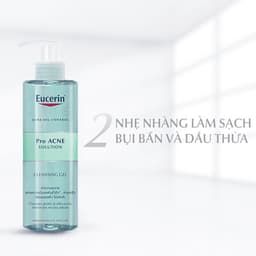 Thumbnail Eucerin - Gel Rửa Mặt Cho Da Nhờn Mụn Eucerin ProACNE Solution Cleansing Gel 4