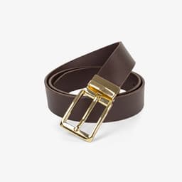 Thumbnail Thắt lưng nam da bò nguyên tấm Bụi leather - L113, màu nâu, khóa cài bằng thép không gỉ, BH 12 tháng 4