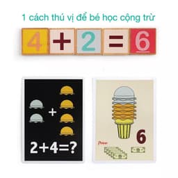Thumbnail Đồ chơi giáo dục trẻ em bộ bán kem Topbright mô phỏng bé học đếm, học màu vui vẻ, phong cách Montessori Roadstar 2