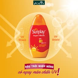 Thumbnail Sữa Chống Nắng Cực Mạnh Sunplay Bảo Vệ Da Tối Đa - Sunplay Super Block SPF81 PA++++ 30g/70g 2