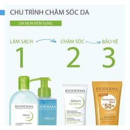 Thumbnail Bioderma Kem Dưỡng Giảm Mụn Cho Da Mụn Bị Suy Yếu Và Nhạy Cảm Sebium Sensitive 30ml 1
