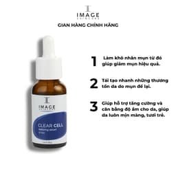 Thumbnail Serum làm dịu da kiểm soát bã nhờn Image Skincare Clear Cell Restoring Serum Oil Free 28g 4