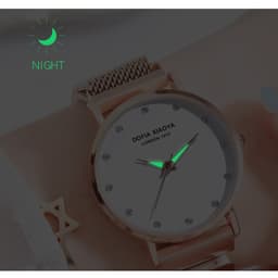 Thumbnail Đồng hồ đeo tay XIAOYA 1315 bằng kim loại khóa từ tính thanh lịch thời trang 2