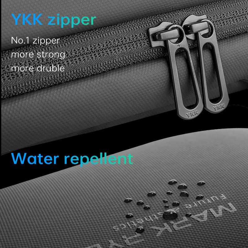 Ảnh Ba Lô Công Sở MARK RYDEN Làm Từ Nylon YKK Có Khóa Kéo Dùng Đựng Laptop Tiện Lợi 3