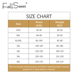 Thumbnail FallSweet 40-125KG Quần lót định hình vòng eo nâng mông lưng cao 2