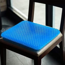 Thumbnail Đệm Ngồi 3d Silicon 2 Lớp Tổ Ong Lót Ghế Thoáng Khí Chống Đau Mỏi Lưng Dododios 2