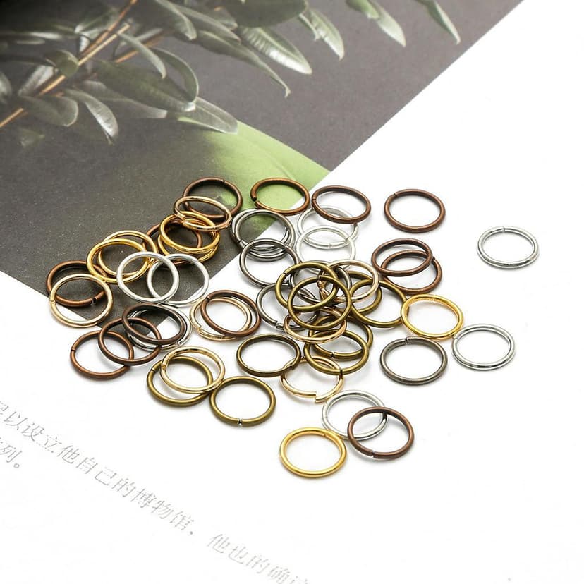 Ảnh BEADIA Bộ 200-500 khoen nối trang sức 3-8mm thiết kế tiện dụng chất lượng cao 2
