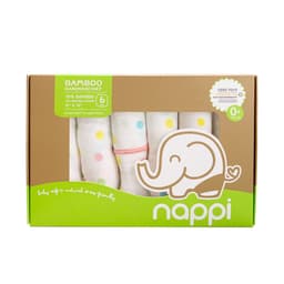 Thumbnail Hộp khăn sữa sợi tre họa tiết chấm bi Nappi (6 chiếc/hộp) 3