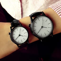 Thumbnail Đồng hồ cặp đôi XIAOYA 1251 dây lưng 2