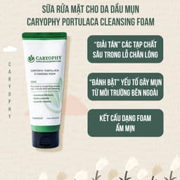 Thumbnail Bộ chăm sóc da mụn Caryophy portulaca (sữa rửa mặt 150ml toner 300ml) 3