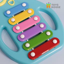 Thumbnail Đàn đồ chơi cho bé Bộ đàn gõ Xylophone hình cú mèo đáng yêu Toyshouse 6 Phím 2 dùi 3