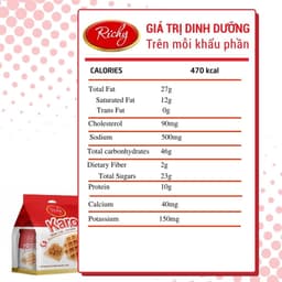 Thumbnail Bánh tươi Richy KARO bịch 6 chiếc (26g/chiếc) 4