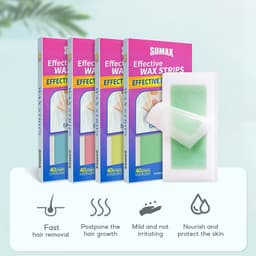 Thumbnail SUMAX Sáp tẩy lông body Thành phần dưỡng ẩm, thích hợp để tẩy lông chân/tay/bikini, da nhạy cảm và lông cứng 40pcs 2