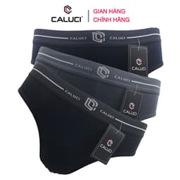 Thumbnail Combo 3 quần sịp tam giác CALUCI CBF1801, vải Cotton mềm mại, xốp nhẹ, thoáng mát 3