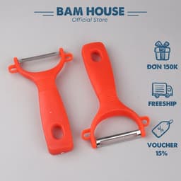 Thumbnail Dao bào đa năng inox Bam House cán nhựa đỏ siêu bén cao cấp BD03 1