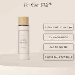Thumbnail [QUÀ TẶNG KHÔNG BÁN] I'm from nước hoa hồng Rice Toner 30ml 2