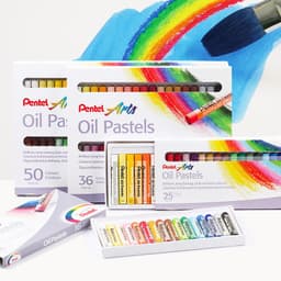 Thumbnail Phấn/ Sáp Dầu Pentel  Oil  Pastel PHN - 50 màu  | Màu Sắc Pastel Tươi Sáng Phong Phú | An Toàn Cho Sức Khỏe Người Dùng | 2