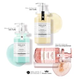 Thumbnail Bộ sản phẩm chăm sóc tóc và Sữa tắm nước hoa, trắng da toàn thân Weilaiya 450ml 2