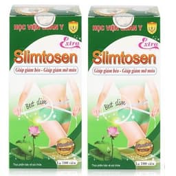 Thumbnail Bộ 2 Hộp Giảm Cân An Toàn Từ Lá Sen Slimtosen Extra Học Viện Quân Y Việt Nam (100 Viên/ Hộp)- Hàng chính hãng 1