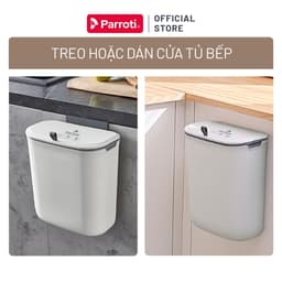 Thumbnail Thùng rác treo tủ bếp, thùng rác nhà tắm dán tường, có nắp đậy thông minh - Parroti Bin BN02 3
