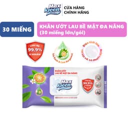 Thumbnail Khăn Ướt Lau Bề Mặt Đa Năng MaxKleen 30x20cm (30 miếng) 3