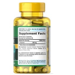 Thumbnail Viên uống bổ não - giảm stress Puritan's Pride L-Theanine 200mg 60 viên 1